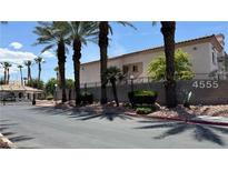 Attractive building exterior with manicured landscaping and clear signage for easy identification of the property at 4555 E Sahara Ave # 122, Las Vegas, NV 89104