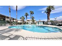 Enjoy the community pool and jacuzzi surrounded by mature landscaping at 8410 Eldora Ave # 2046, Las Vegas, NV 89117