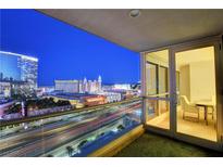 Enjoy the dazzling Las Vegas Strip views from this condo's private balcony at 4525 Dean Martin Dr # 2109, Las Vegas, NV 89103