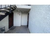 Exterior entrance showing apartment doors and stairs at 1701 E Katie Ave # 91, Las Vegas, NV 89119