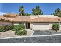 Charming single-story home features a two-car garage and well-maintained desert landscaping at 2708 Campo Verde Dr, Las Vegas, NV 89121