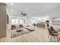 Bright, open-concept living area with modern furnishings and decor at 2353 Lauren Dr, Las Vegas, NV 89134