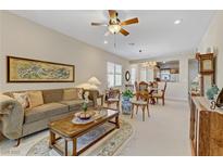 Cozy living room features a comfortable sofa, stylish coffee table, and elegant decor throughout at 2537 Nashira St, Henderson, NV 89044
