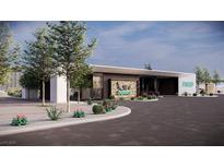 Modern building exterior with sleek design and landscaped entrance, providing a welcoming first impression at 1224 Powerpack Ct, Henderson, NV 89012