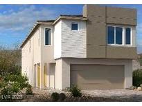 Modern two-story home featuring a neutral color palette and attached two-car garage at 10283 Water Knot Ave, Las Vegas, NV 89166
