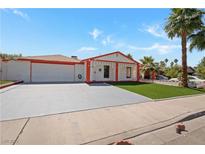 Charming single-story home featuring a well-maintained front yard and ample parking at 5375 Chestnut St, Las Vegas, NV 89119