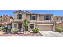 Charming two-story home with a well-maintained lawn and inviting curb appeal at 4016 Gaster Ave, North Las Vegas, NV 89081