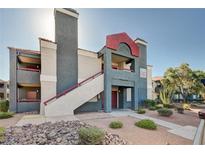 Beautiful apartment complex with well-maintained landscaping and updated exterior paint at 8600 W Charleston Blvd # 1059, Las Vegas, NV 89117