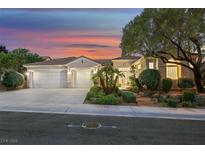 Charming single-story home with a three-car garage and beautifully landscaped front yard at 1805 Prichard Ave, Henderson, NV 89052