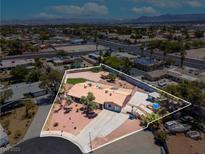 Spacious home on a large lot with mature landscaping in a desirable neighborhood; perfect for entertaining and relaxing outdoors at 2821 Moon Cir, Las Vegas, NV 89120