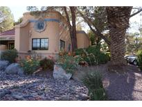 Charming exterior featuring a well-maintained building with beautiful plants and flowers at 2851 S Valley View Blvd # 1134, Las Vegas, NV 89102
