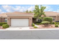 Charming single-story home featuring a well-manicured yard and an attached two-car garage at 10037 Summer Oak Ln # 102, Las Vegas, NV 89134