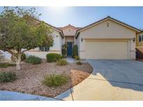 Charming single-story home with desert landscaping and a well-maintained front yard at , Las Vegas, NV 89149