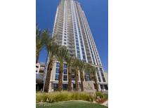 Allure Las Vegas high rise with luxury condos, floor to ceiling windows and beautiful palm trees at 200 W Sahara Ave # 1102, Las Vegas, NV 89102