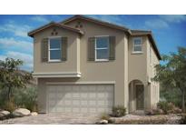 Charming two-story home featuring a two-car garage and neutral color palette at 9918 Landings St, Las Vegas, NV 89141
