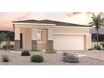 Charming single-story home with desert landscaping and a two-car garage at 8416 Vanhoy Creek St, Las Vegas, NV 89166