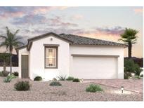 Charming single-story home featuring desert landscaping and a two-car garage at 8417 Vanhoy Creek St, Las Vegas, NV 89166